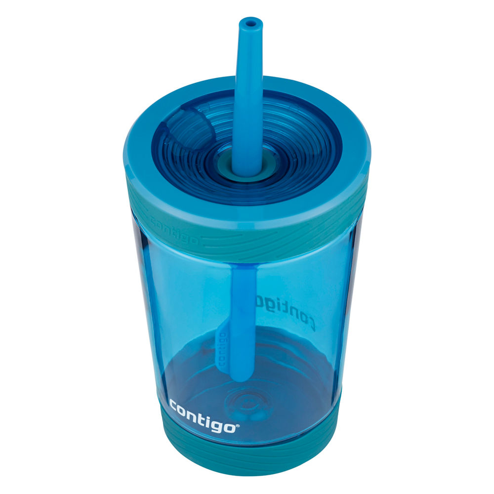 Kids Spill-Proof Tumbler with Straw, 14oz - Honeydew - image 2
