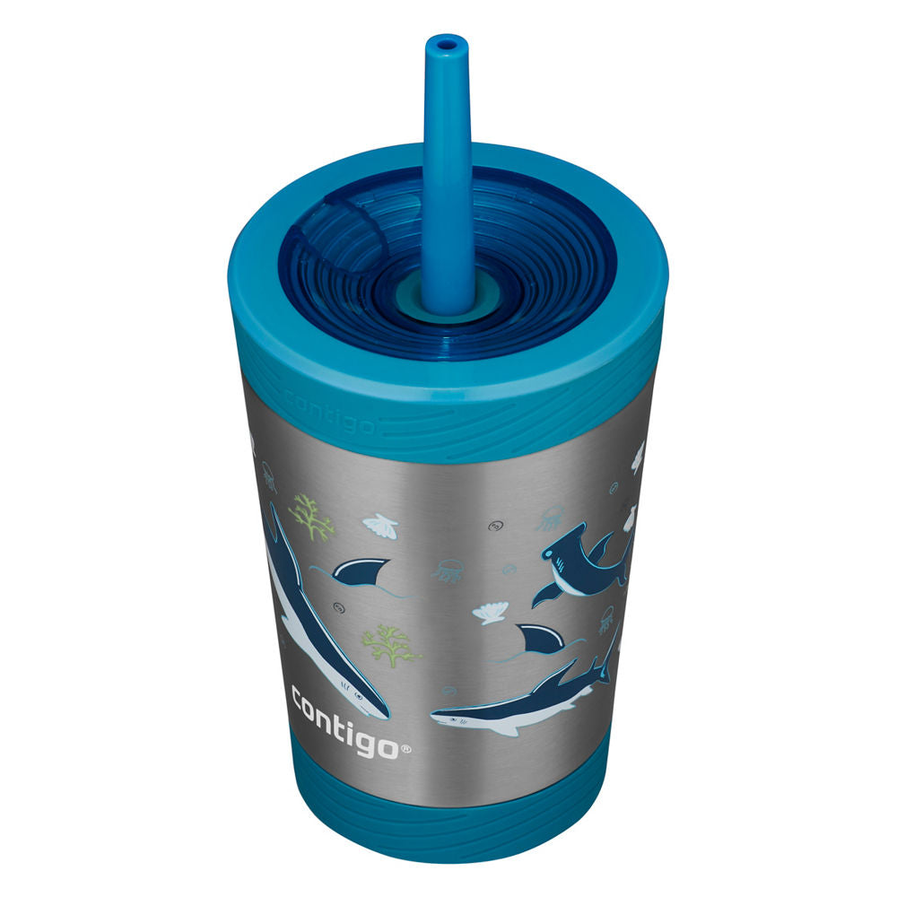 Kids Spill-Proof Stainless Steel Tumbler with Straw and THERMALOCK®, 12 oz - Cosmos - image 2