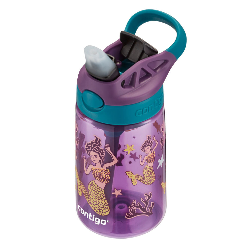 Contigo® Kids Straw Water Bottle with AUTOSPOUT® Lid, 14oz - Dinos - image 2