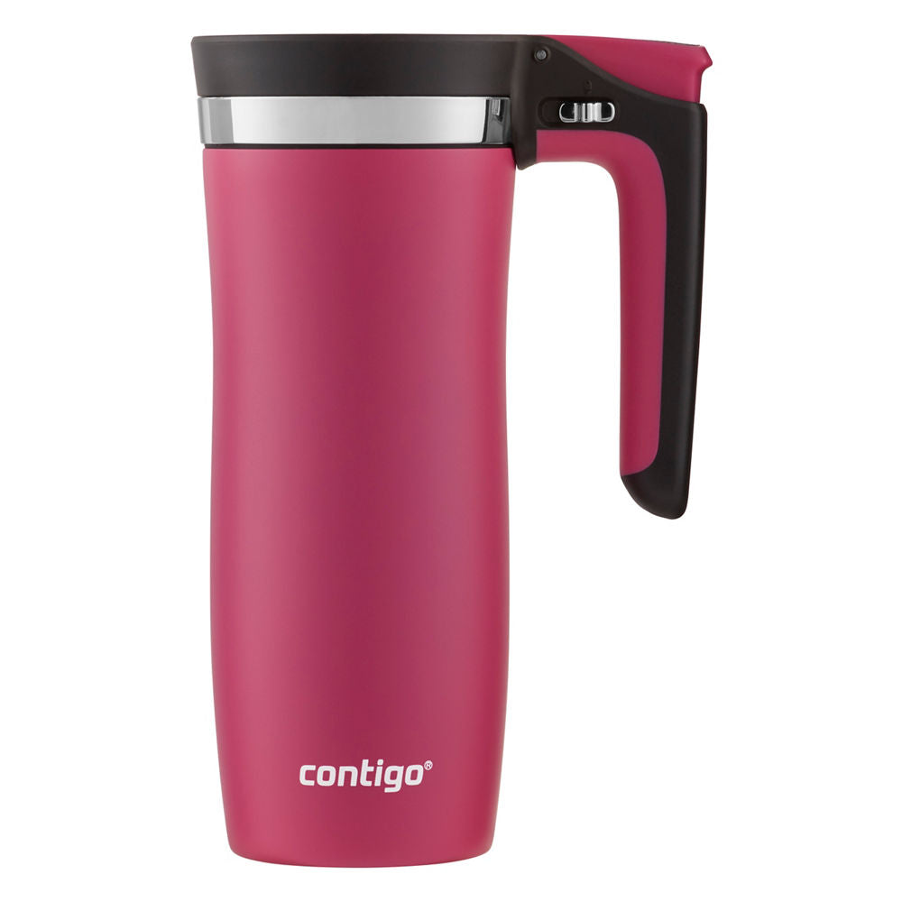 Contigo® Handled AUTOSEAL® Stainless Steel Travel Mug with Easy-Clean Lid, 16oz - Gunmetal