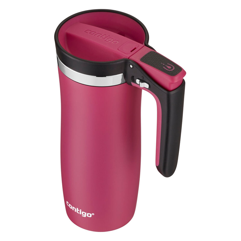 Contigo® Handled AUTOSEAL® Stainless Steel Travel Mug with Easy-Clean Lid, 16oz - Gunmetal - image 3