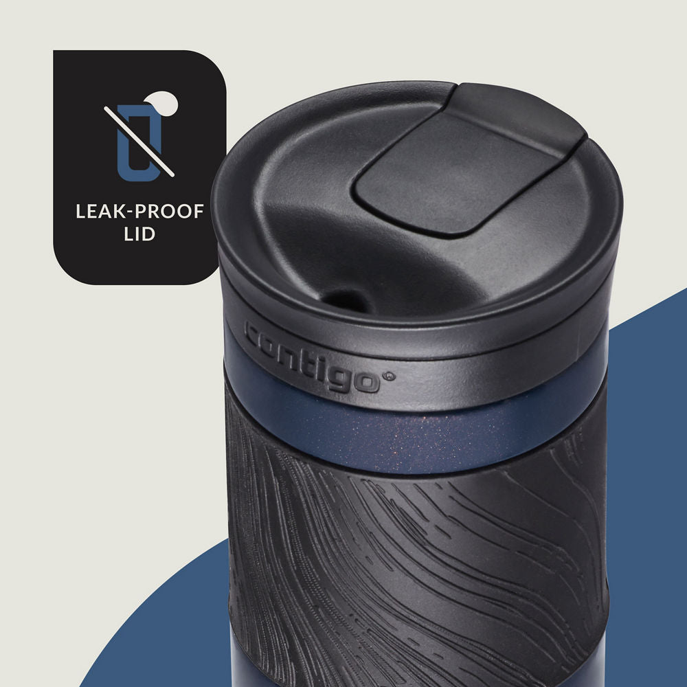 Contigo® Byron 2.0 Stainless Steel Travel Mug with SNAPSEAL™ Lid and Grip, 24oz - Midnight Berry - image 2