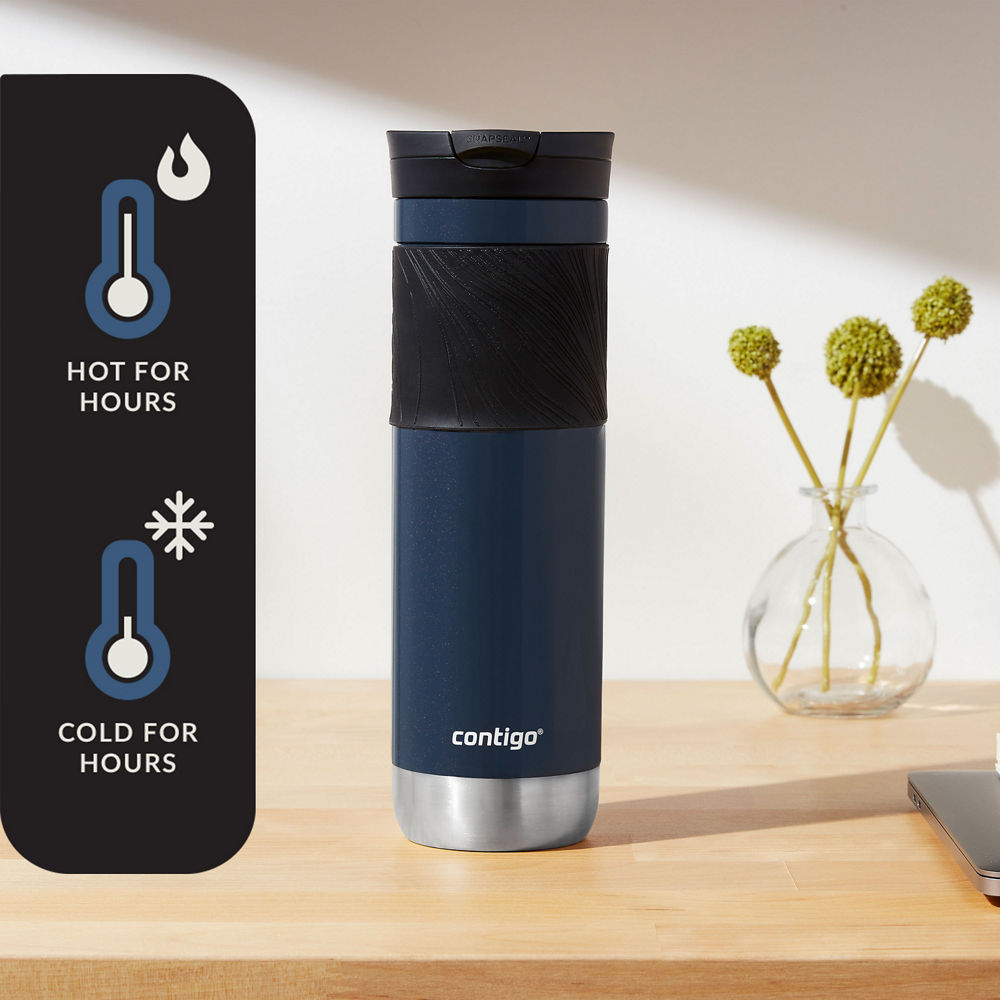 Contigo® Byron 2.0 Stainless Steel Travel Mug with SNAPSEAL™ Lid and Grip, 24oz - Midnight Berry - image 3