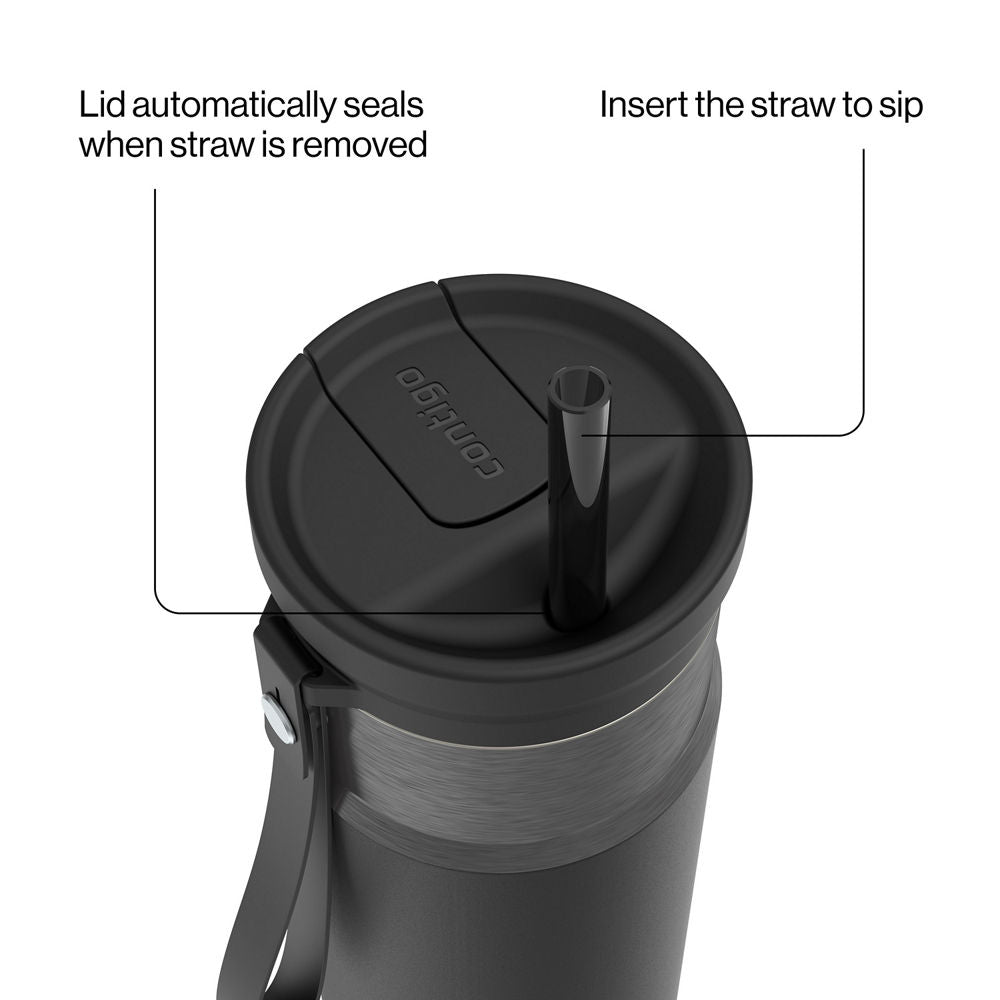 24oz SnapSeal™ Bottle - Licorice Gunmetal - image 4
