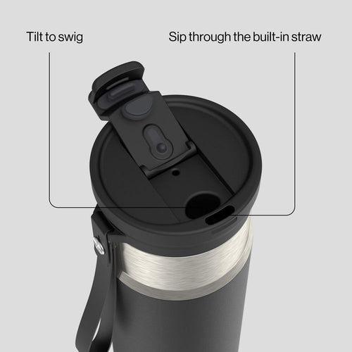 20oz DualSip Bottle - Licorice Stainless - image 2