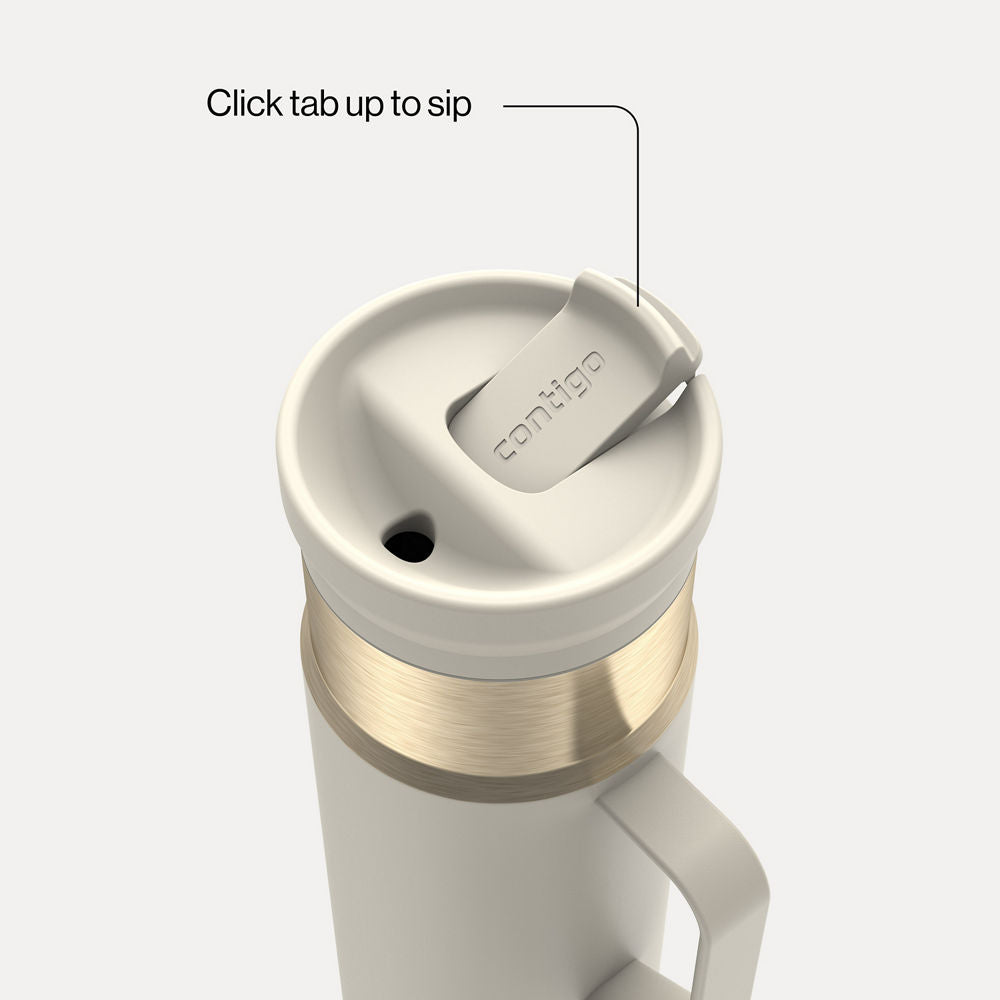 20 oz SnapSeal™ Bottle w/Handle - Oatmilk Champagne - image 2