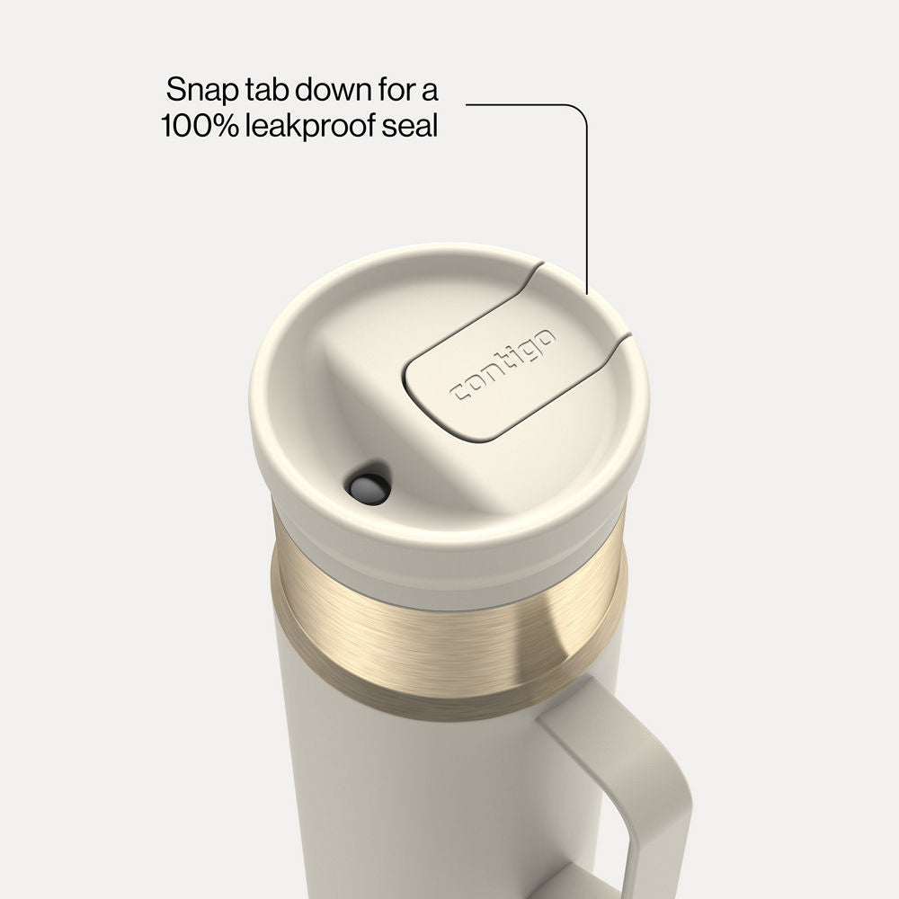 20 oz SnapSeal™ Bottle w/Handle - Oatmilk Champagne - image 3