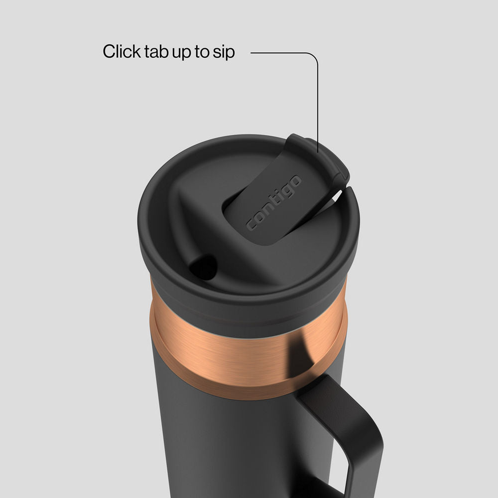 20 oz SnapSeal™ Bottle w/Handle - Licorice Bronze - image 2