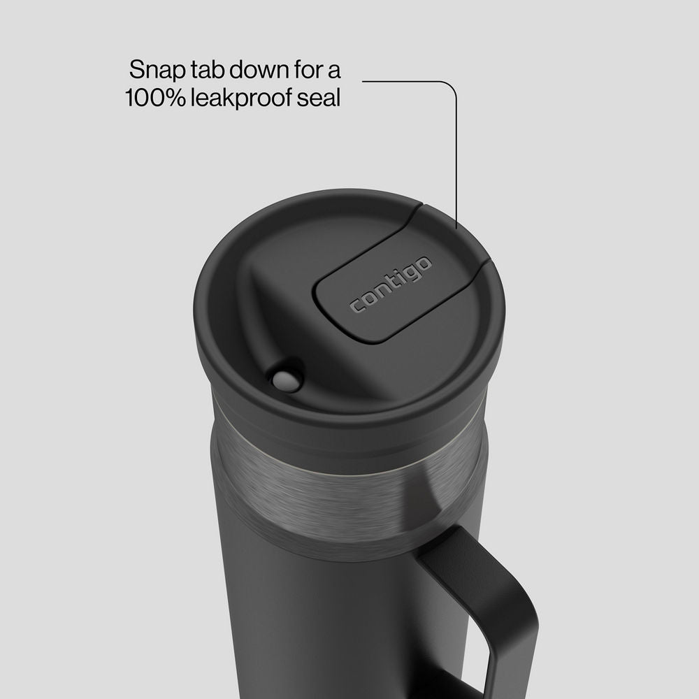 20 oz SnapSeal™ Bottle w/Handle - Licorice Gunmetal - image 3