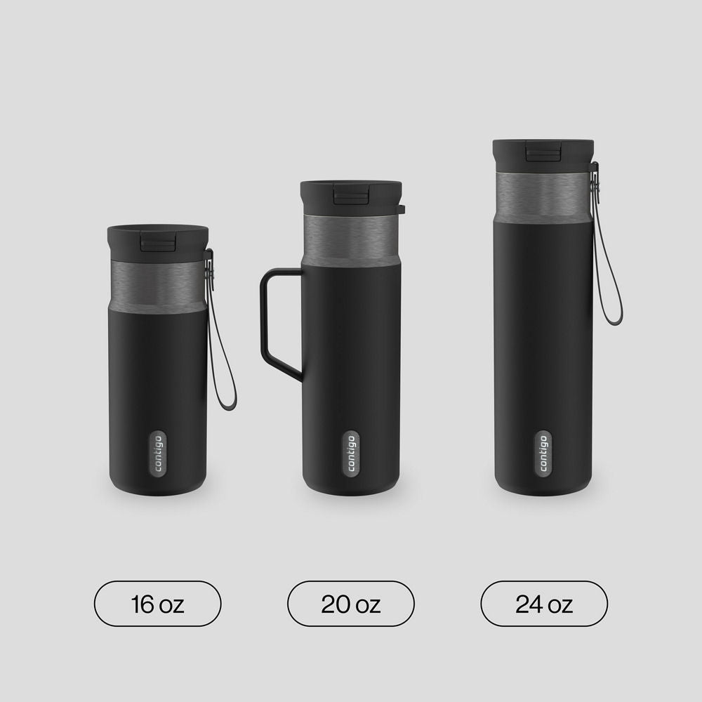 20 oz SnapSeal™ Bottle w/Handle - Licorice Gunmetal - image 4