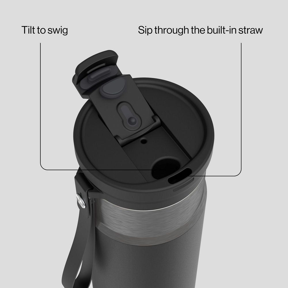 24oz DualSip Bottle - Licorice Gunmetal - image 2