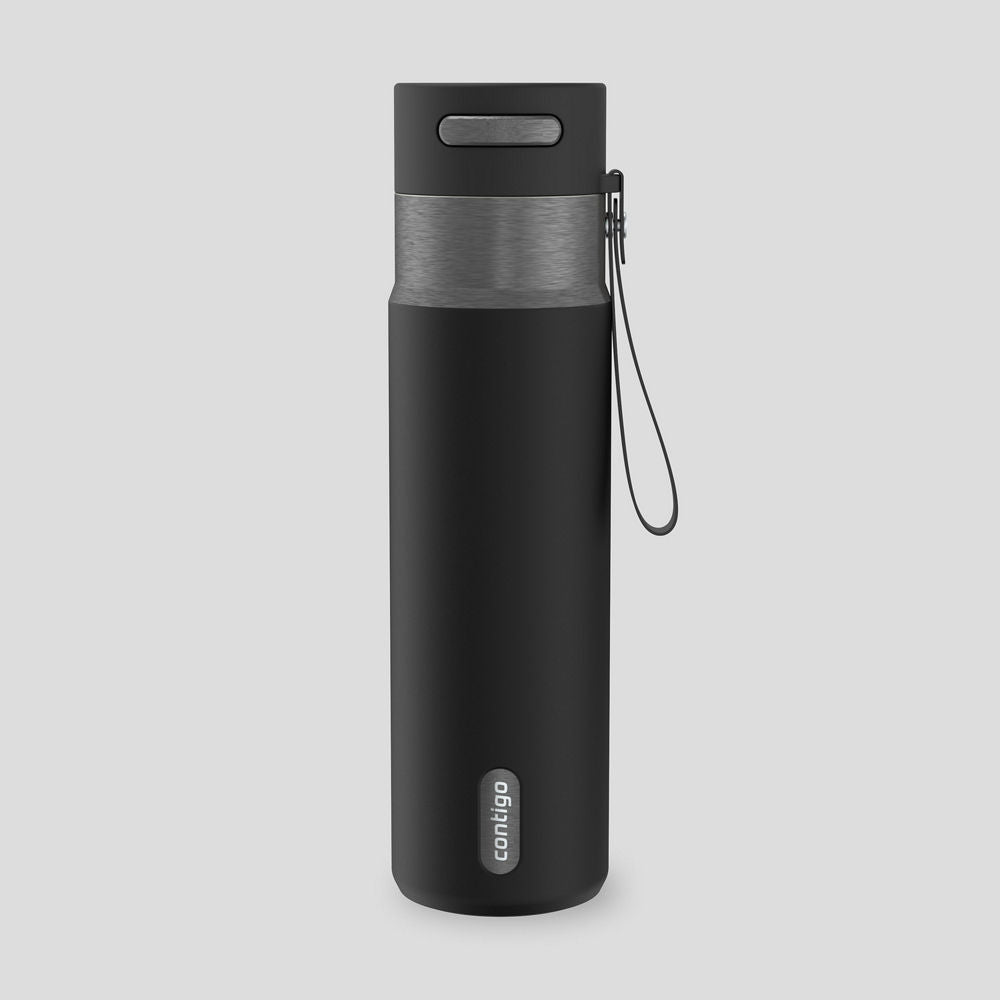 24 oz AutoSeal® Bottle - Licorice Gunmetal