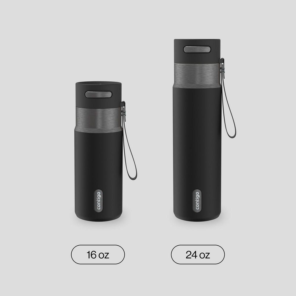 24 oz AutoSeal® Bottle - Licorice Gunmetal - image 5