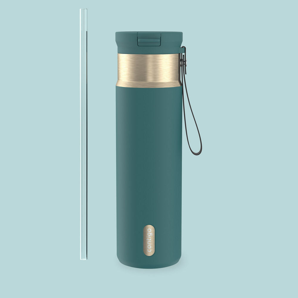 24oz SnapSeal™ Bottle - Mineral Teal Champagne