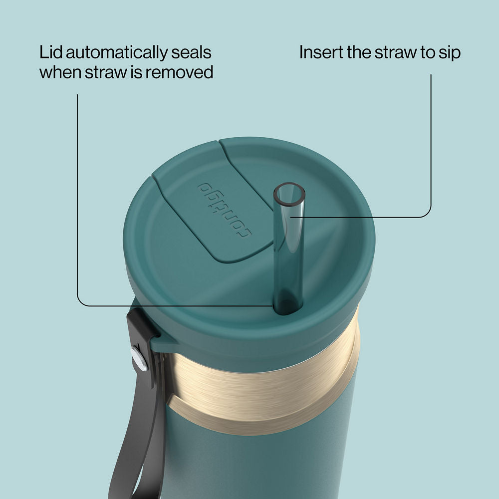 24oz SnapSeal™ Bottle - Mineral Teal Champagne - image 4
