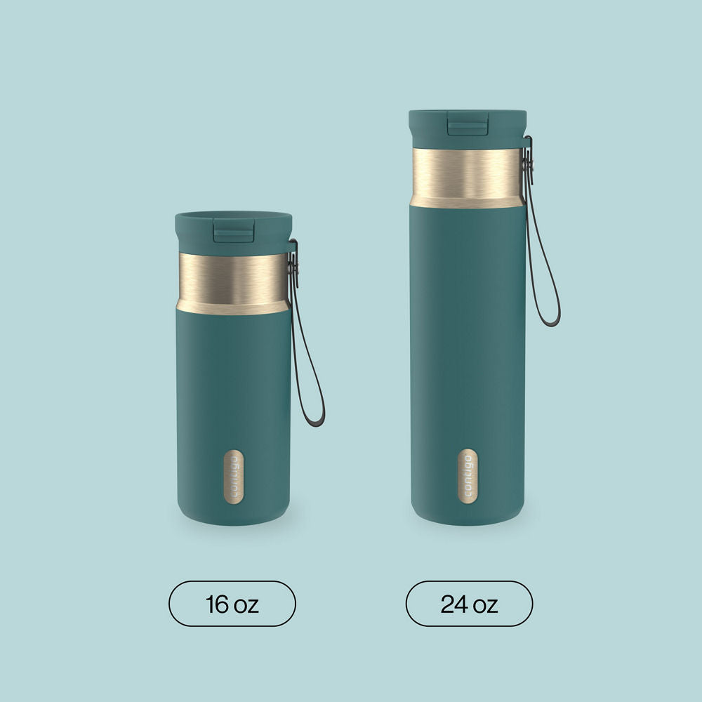24oz SnapSeal™ Bottle - Mineral Teal Champagne - image 7