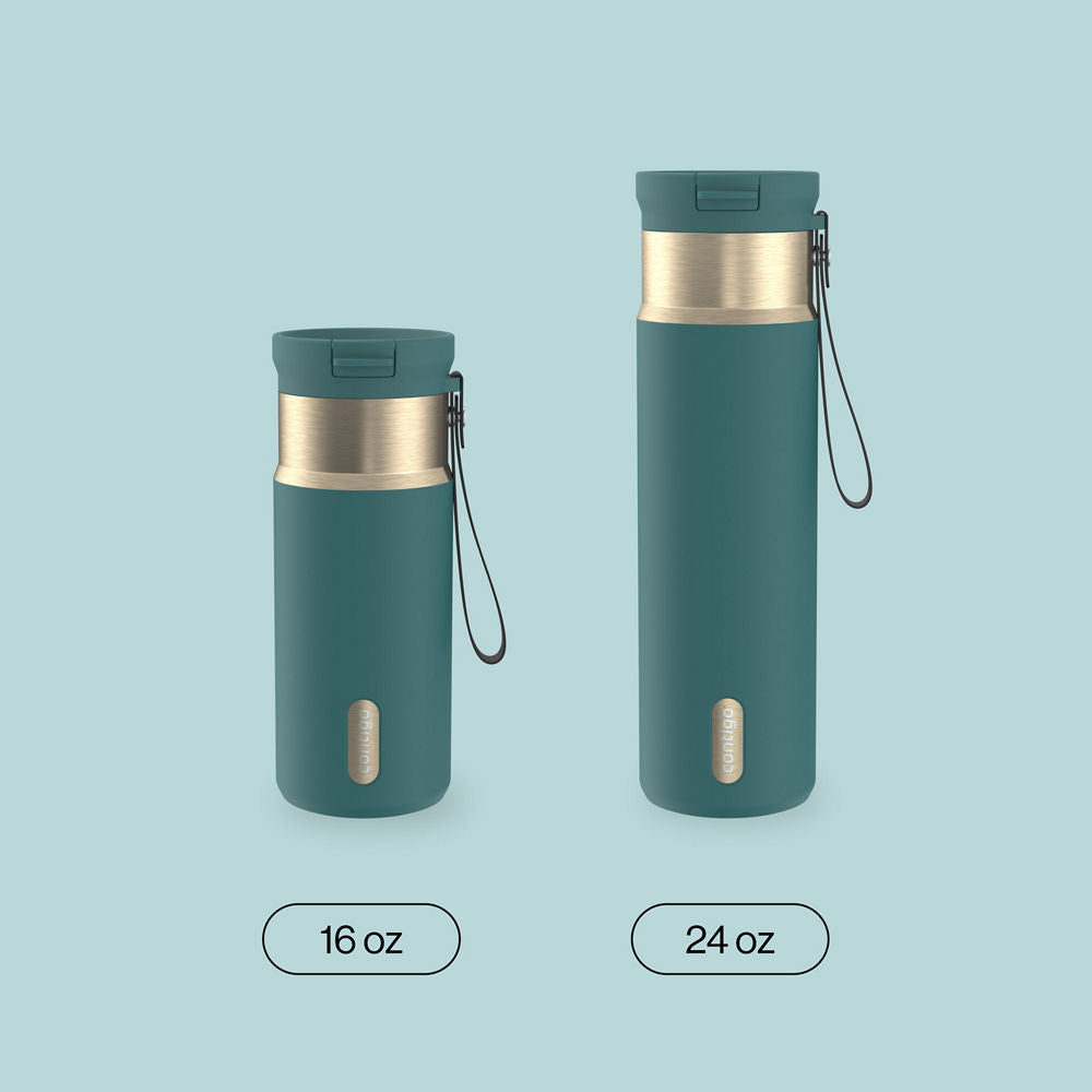 16 oz SnapSeal™ Bottle - Mineral Teal Champagne - image 4