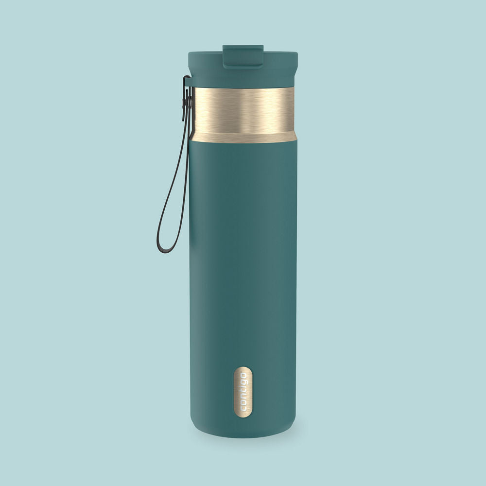 24oz DualSip Bottle - Mineral Teal Champagne