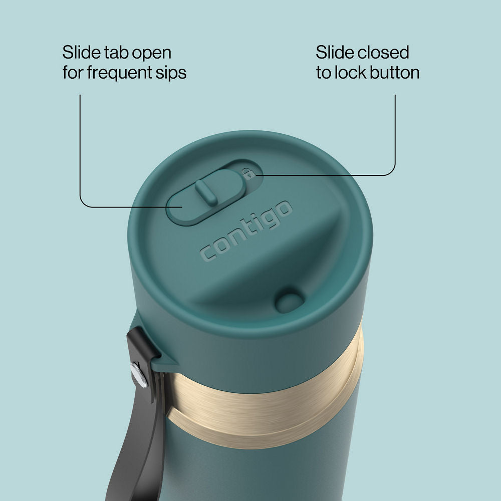 16oz AutoSeal® Bottle - Mineral Teal Champagne - image 3