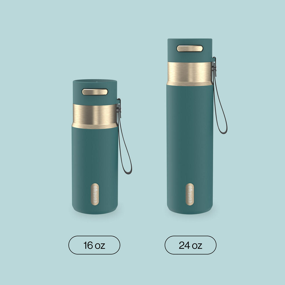 16oz AutoSeal® Bottle - Mineral Teal Champagne - image 4