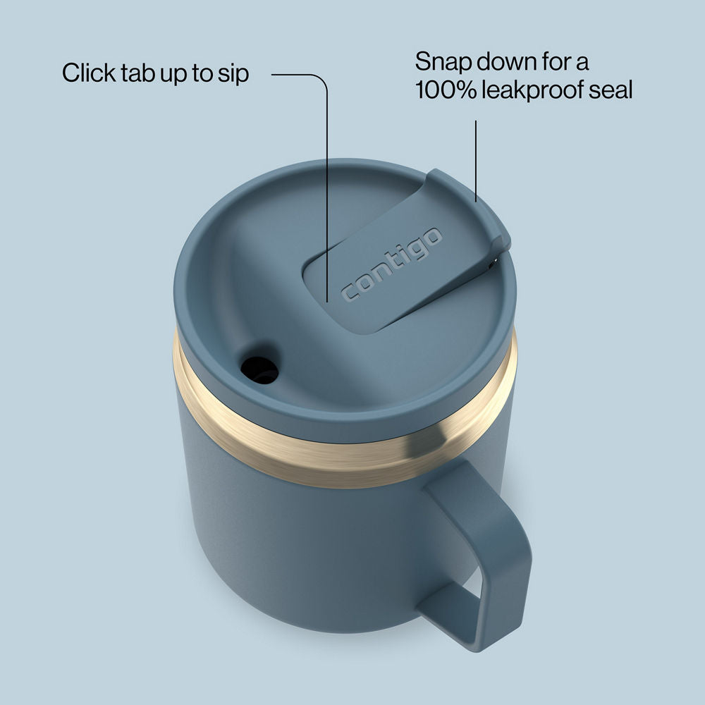 14 oz SnapSeal™ Bottle - Denim Champagne - image 2