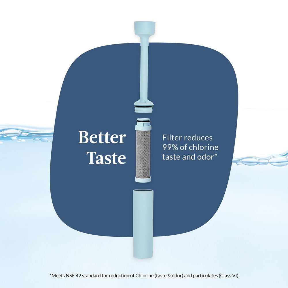 Contigo® Wells Plastic Filter Water Bottle with AUTOSPOUT® Straw Lid, 32 Oz. - Dark Ice - image 2