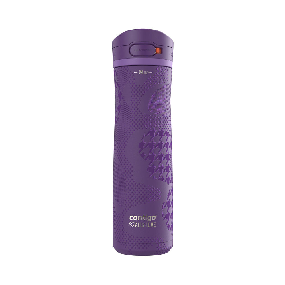 Contigo® x Ally Love Jackson Chill 2.0 Stainless Steel Water Bottle with AUTOPOP®  Lid, 24oz - Violet