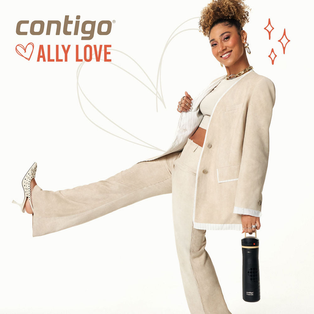 Contigo® x Ally Love Jackson Chill 2.0 Stainless Steel Water Bottle with AUTOPOP®  Lid, 24oz - Violet - image 2