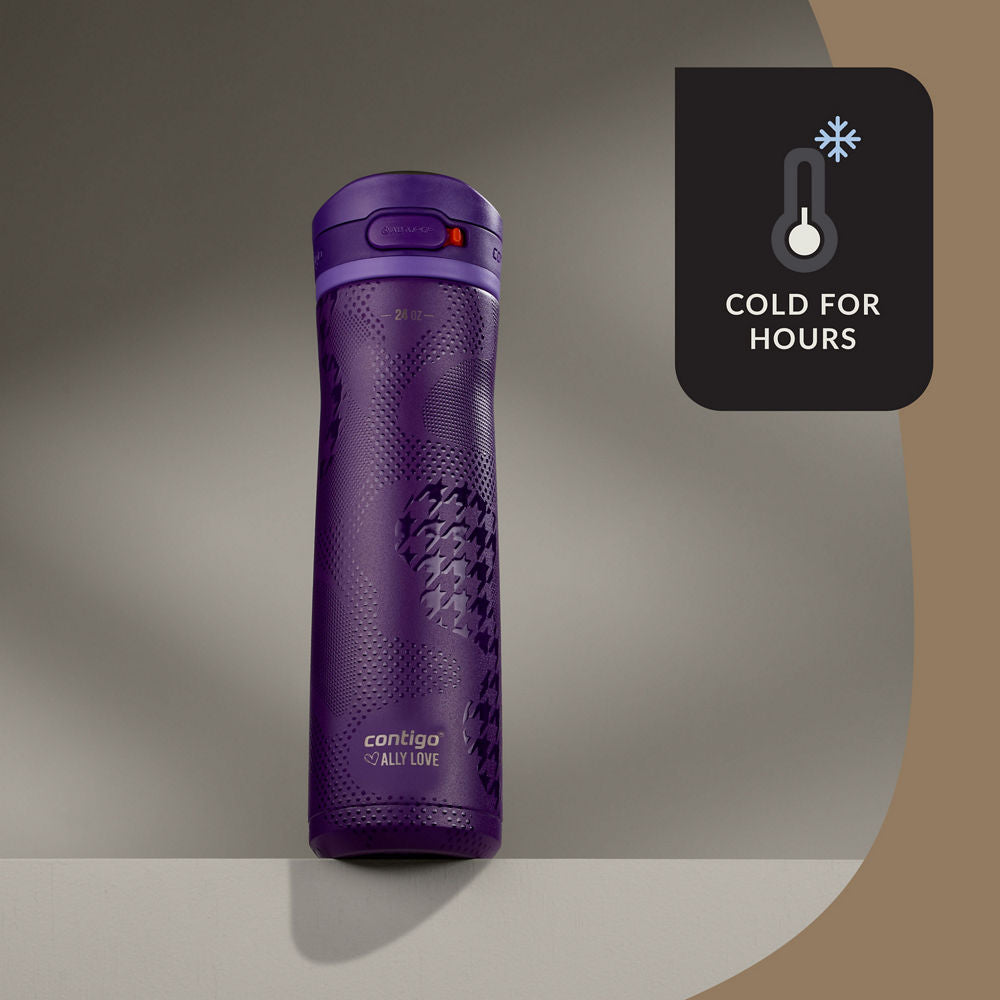 Contigo® x Ally Love Jackson Chill 2.0 Stainless Steel Water Bottle with AUTOPOP®  Lid, 24oz - Violet - image 6