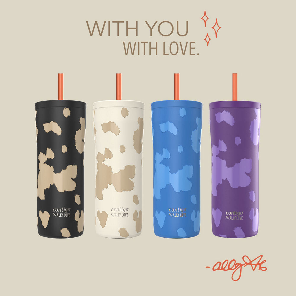 Contigo® x Ally Love Streeterville 2.0 Stainless Steel Tumbler with Straw, 24oz - Violet - image 8